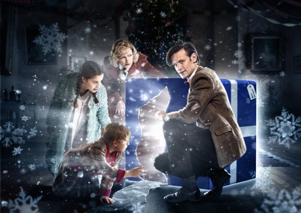 holly-earl-claire-skinner-matt-smith-and-maurice-cole-in-doctor-who-the-doctor-the-widow-and-the-wardrobe-christmas-special